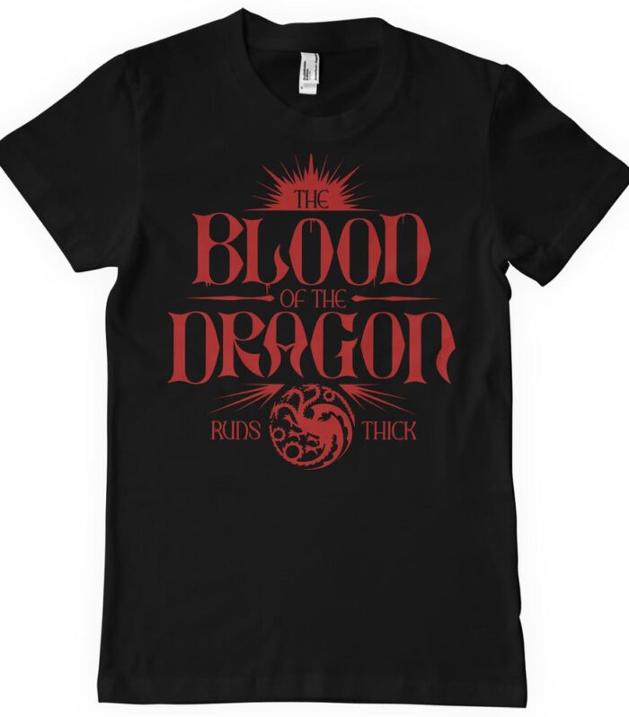 Blood Of The Dragon Runs Thick Voksen T-Shirt