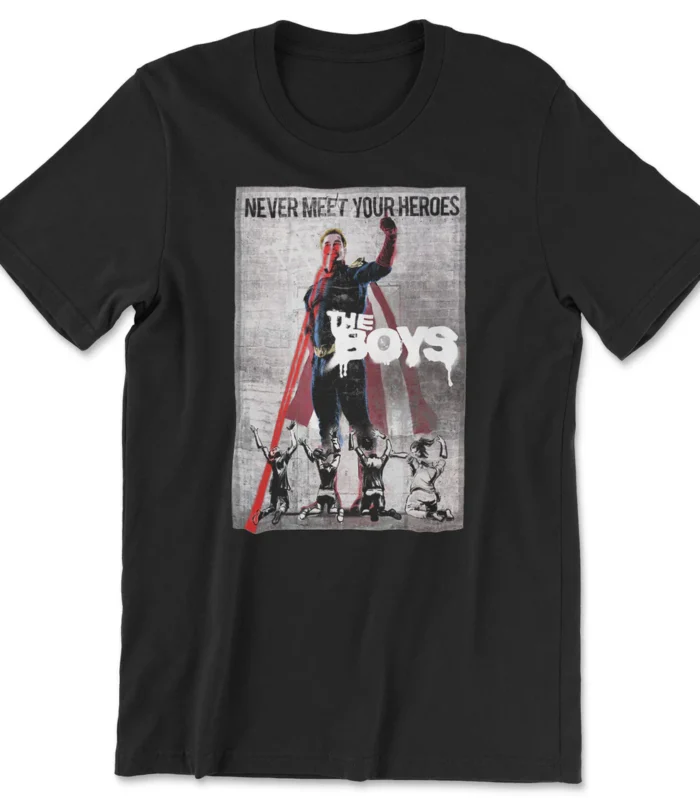 Never Meet Your Heroes Voksen T-Shirt