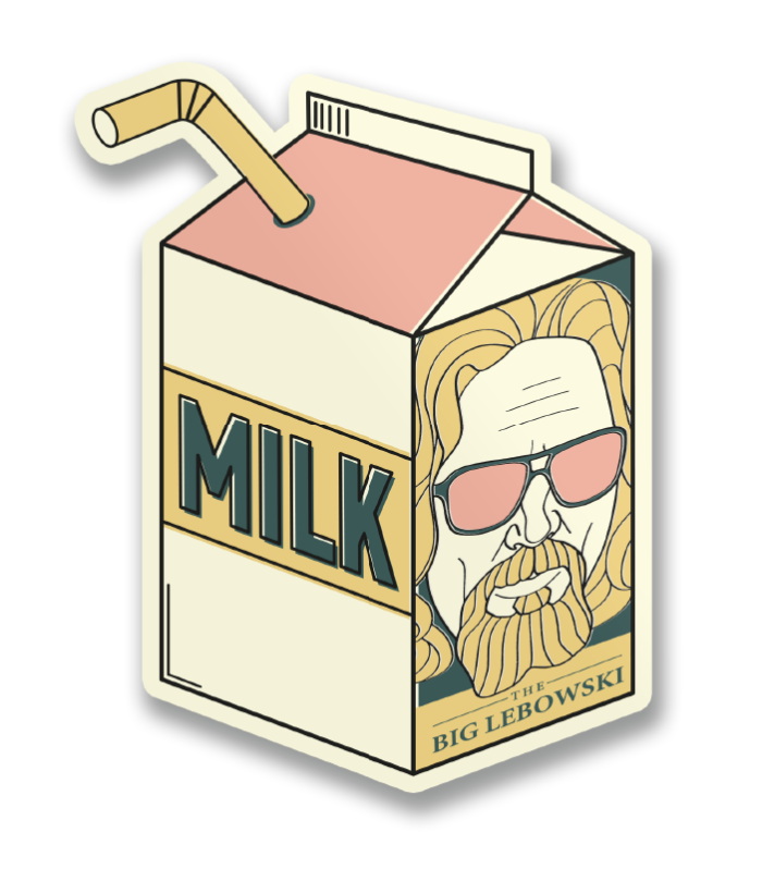 The Dude Milk Package Klisterm&aelig;rke