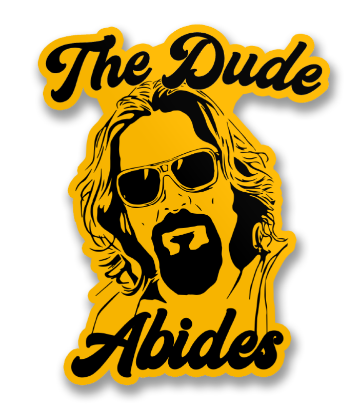 The Dude Abides Klisterm&aelig;rke