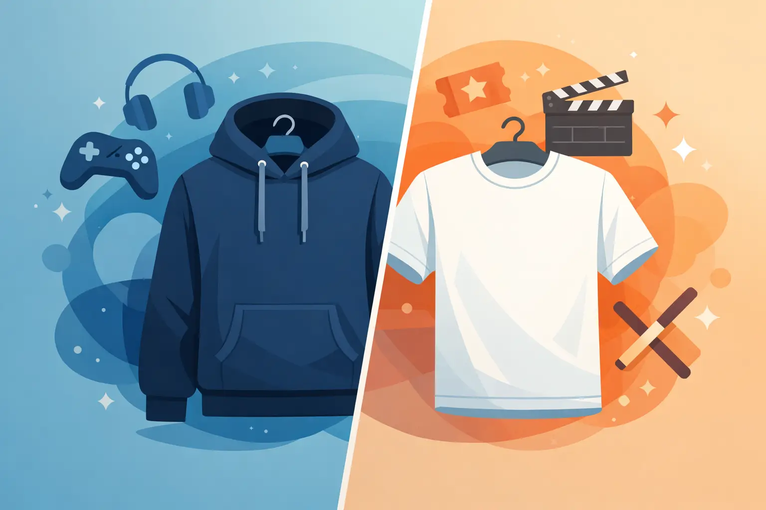 Hoodie eller T-shirt fandom - hvad passer dig?