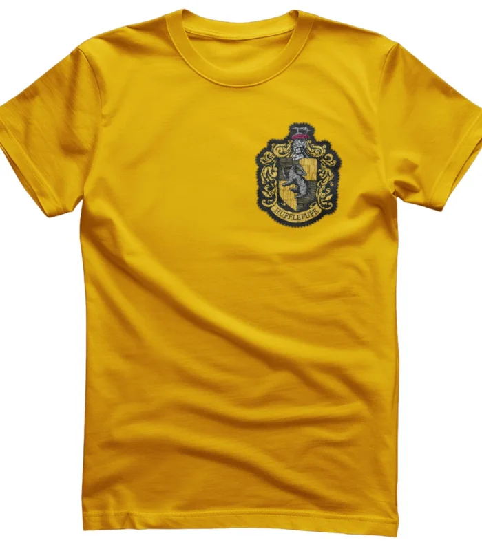 Harry Potter Hufflepuff Chest Crest Voksen T-shirt